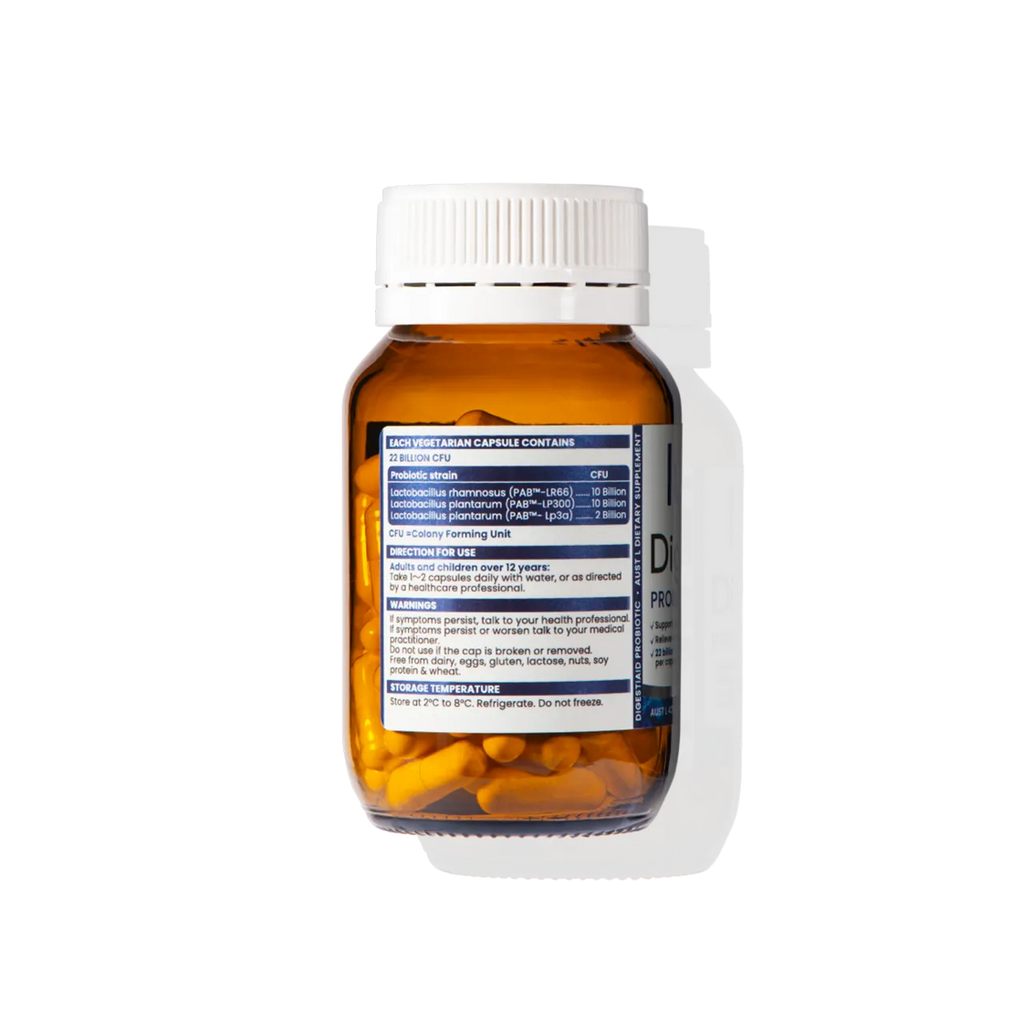 Lurky DigestiAid Digestive Aid Probiotic Supplement features 22 Billion CFU probiotics, designed for gut health support, constipation relief, bloating reduction, and IBS support. This lactic acid bacteria supplement also promotes immune support and overall digestive health.